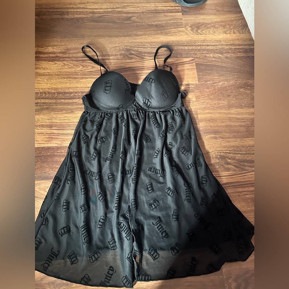 Juicy Couture Black Mesh Intimates